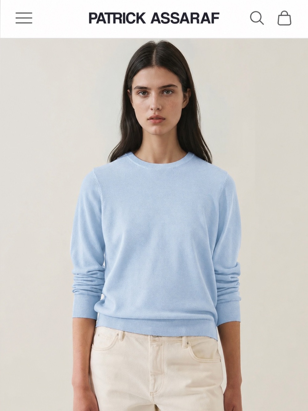 Superfine Merino Vintage Classic Crewneck